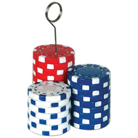 Poker Chips Photo/Balloon Holder - Bulk 6 Pack
