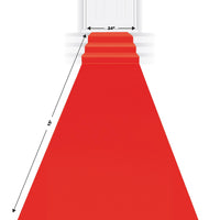 Bulk Awards Night Red Poly Carpet Runner (Case of 6) by Beistle