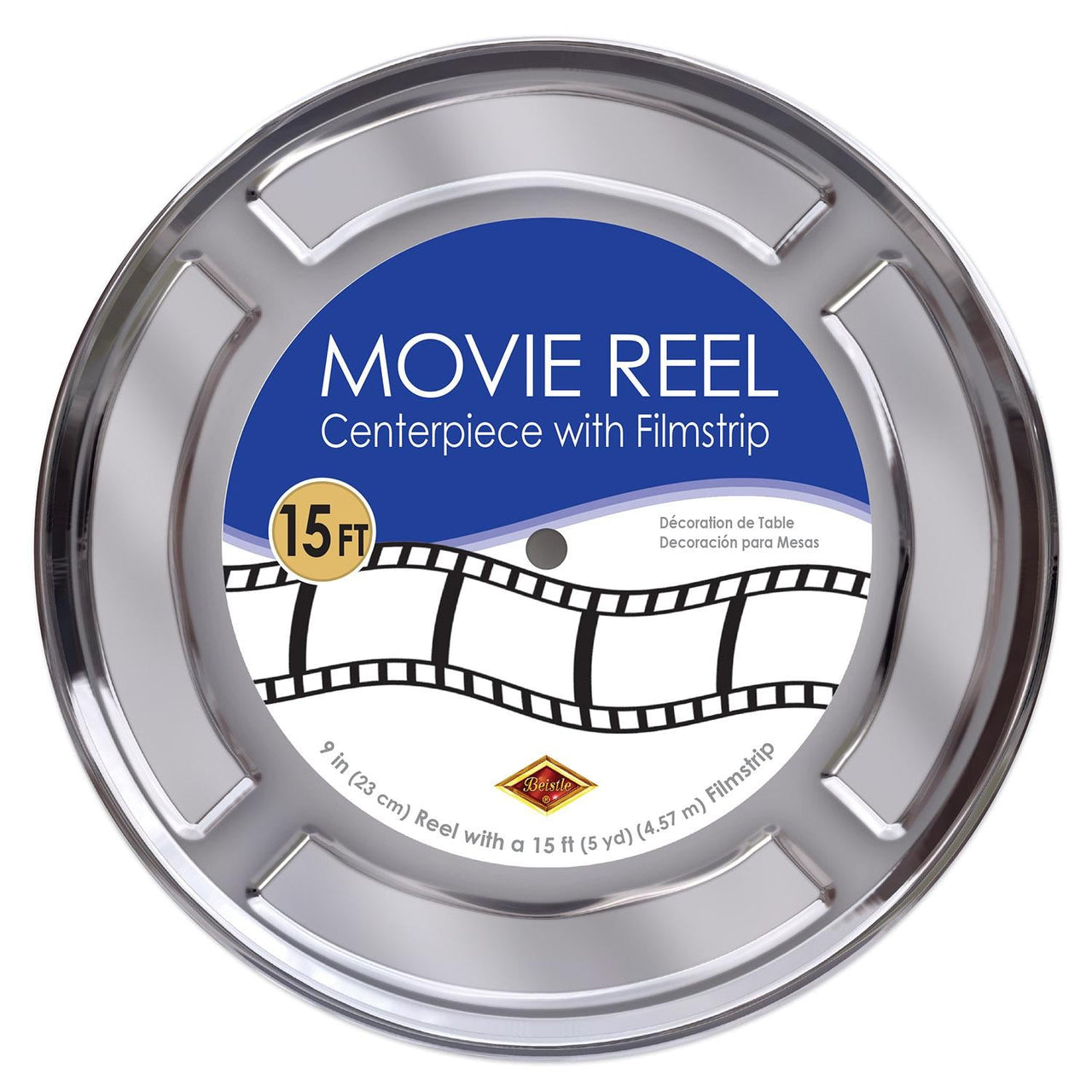 Bulk Movie Reel with Filmstrip Centerpiece (Case of 12) by Beistle