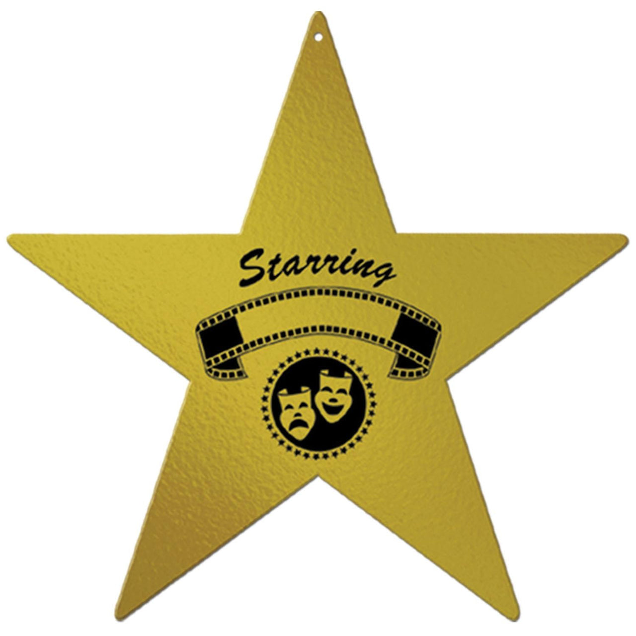 12 Inch Foil Awards Night Party Star - Bulk/24 Stars