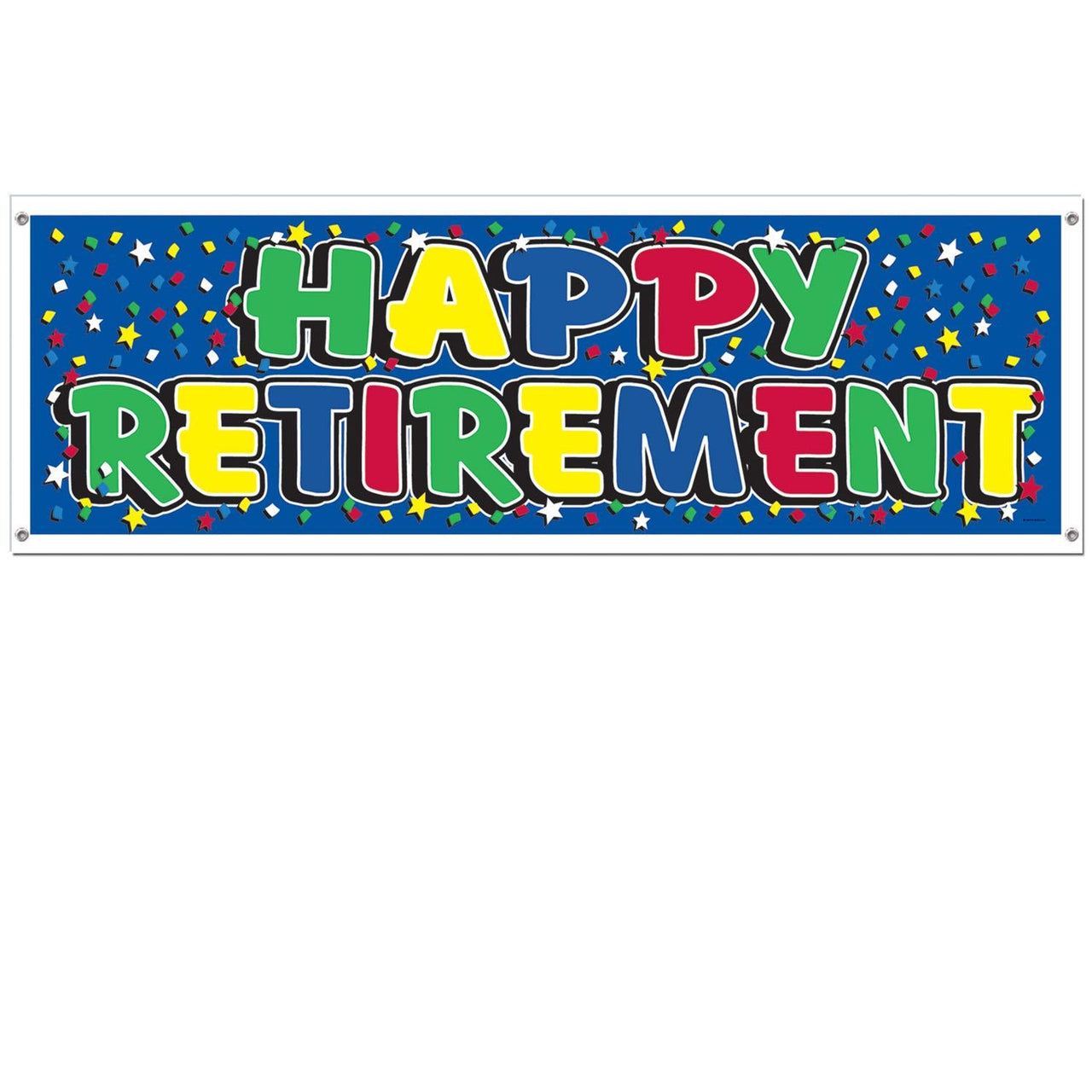 Happy Retirement Party Sign Banner - Bulk 12 Pack