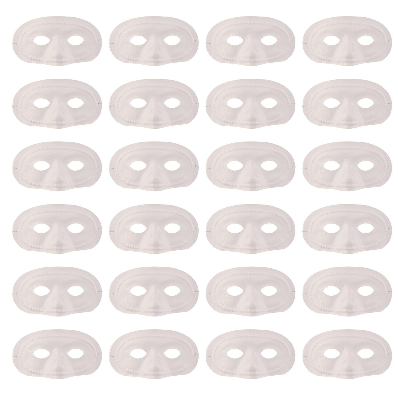 Mardi Gras Party Supplies - Metallic Half Mask