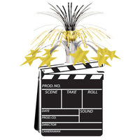 Movie Set Clapboard Party Centerpiece - Bulk 12 Pack