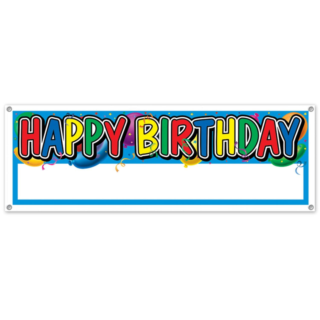 Happy Birthday Sign Banner - Bulk 12 Pack