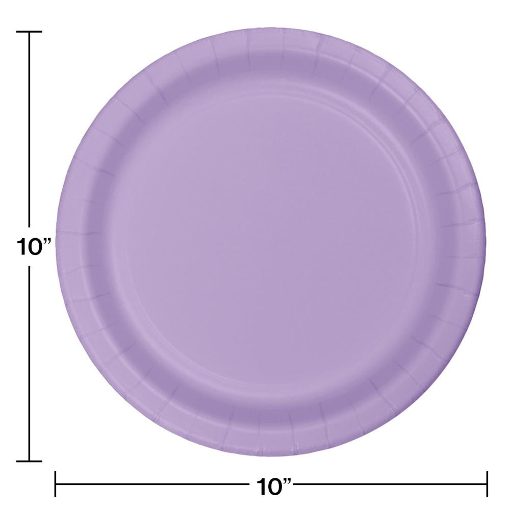 Luscious Lavender Banquet Plates, 24 ct