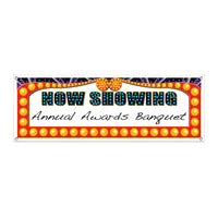Bulk Now Showing 'Blank' Sign Banner (Case of 12) by Beistle