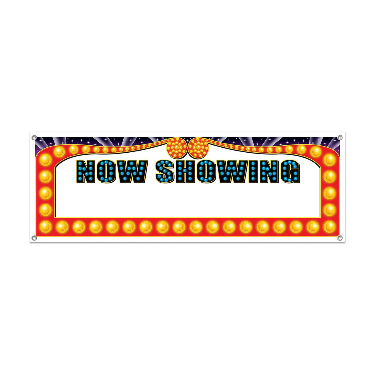 Now Showing Party Sign Banner - Bulk 12 Pack