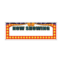 Now Showing Party Sign Banner - Bulk 12 Pack