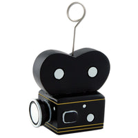 Movie Camera Photo/Balloon Holder - Bulk 6 Pack