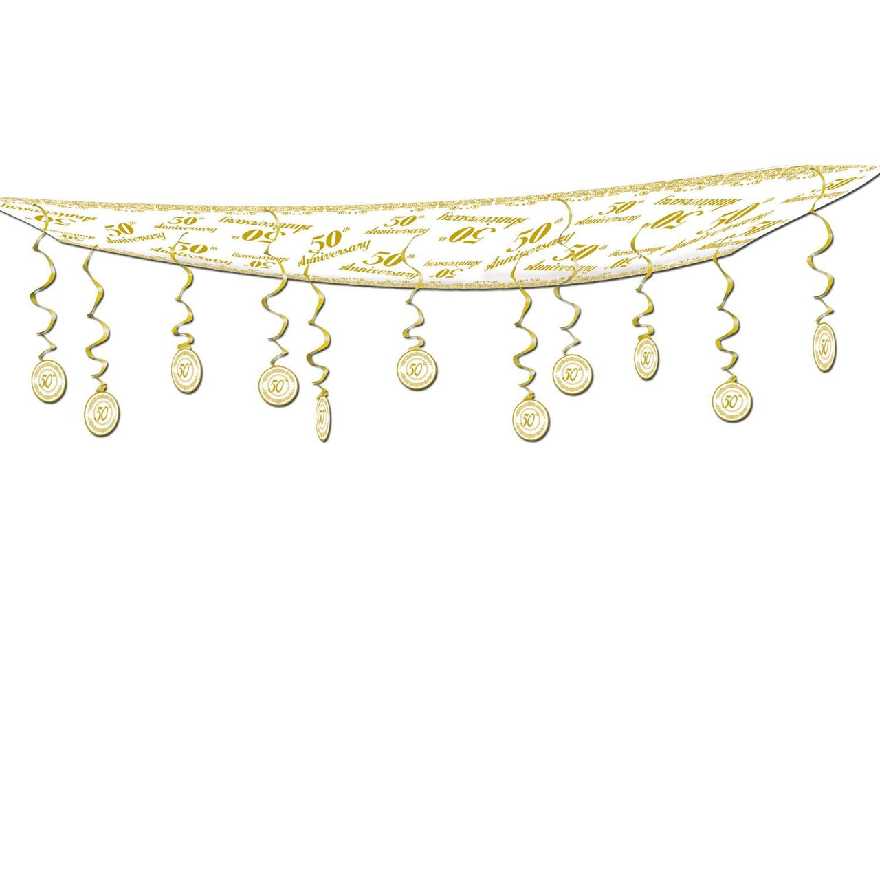 50th Anniversary Ceiling Decoration - Bulk 6 Pack