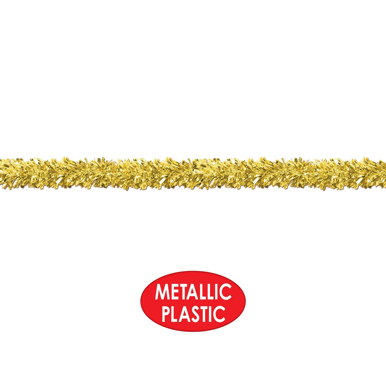 Fire Resistant Gleam 'N Fest Festooning Garland - gold