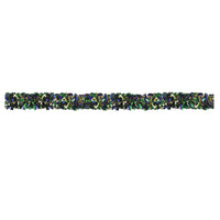 Mardi Gras 6-Ply Metallic Festooning Garland - gold - green - purple - Bulk 12 Pack