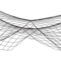 Luau Party Fish Netting - black - Bulk/12 Fish Nettings