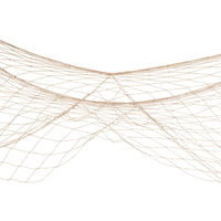 Luau Party Fish Netting - natural white - Bulk/12 Fish Nettings