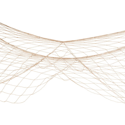 Luau Party Fish Netting - natural white - Bulk/12 Fish Nettings
