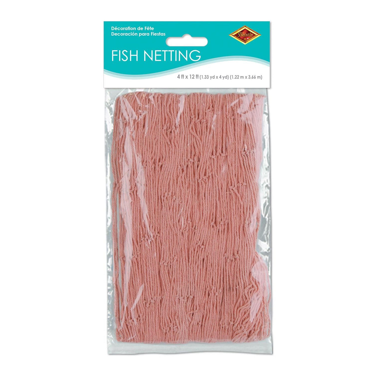Bulk Fish Netting pink (Case of 12) by Beistle