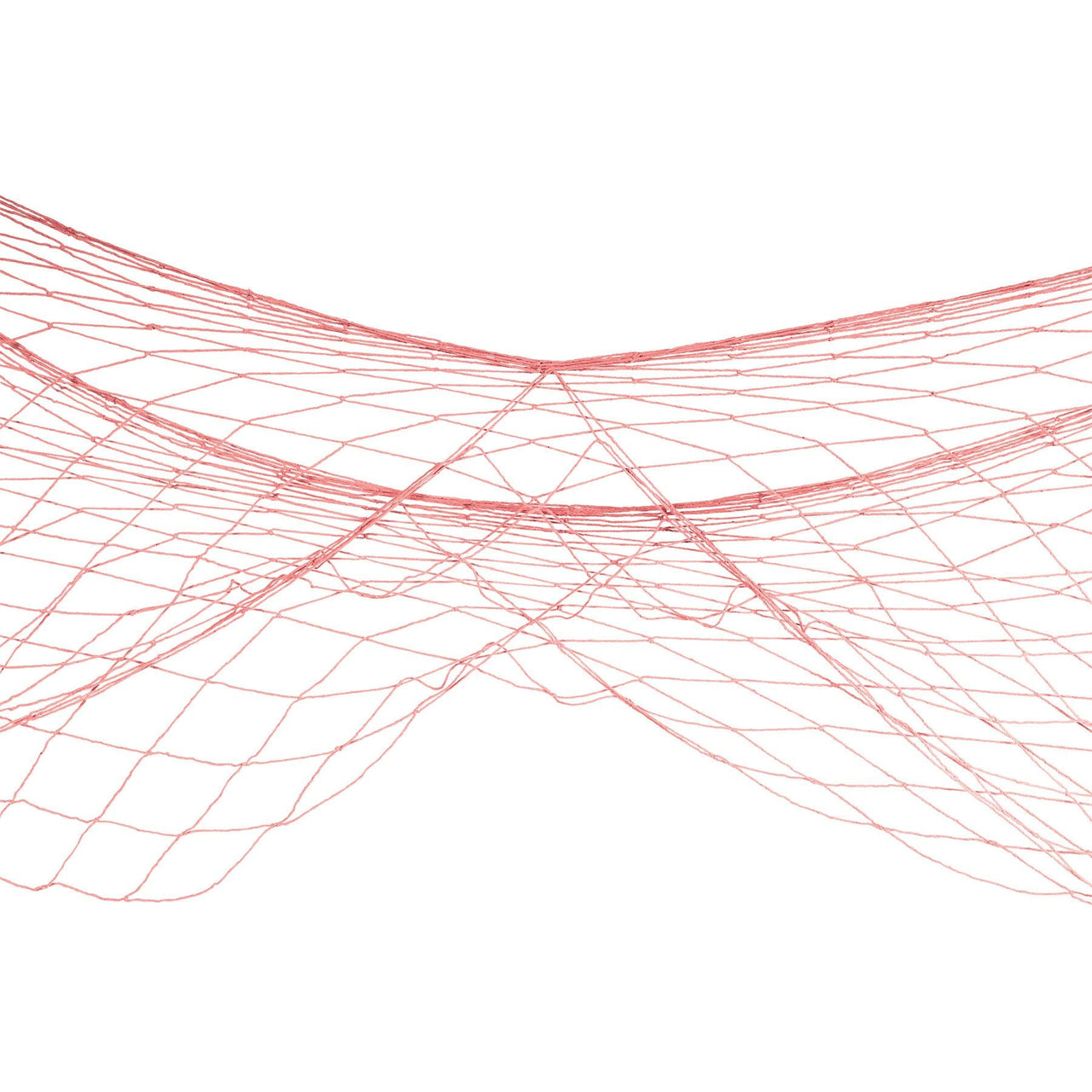 Luau Party Fish Netting - pink - Bulk/12 Fish Nettings