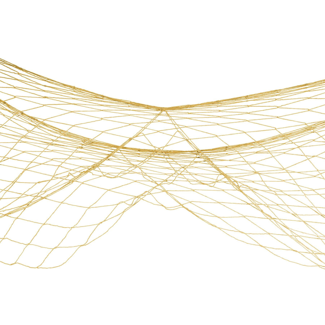 Luau Party Fish Netting - yellow - Bulk/12 Fish Nettings