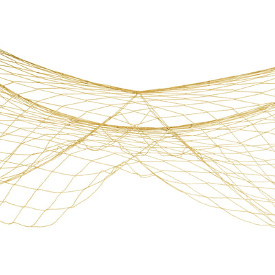 Luau Party Fish Netting - yellow - Bulk/12 Fish Nettings