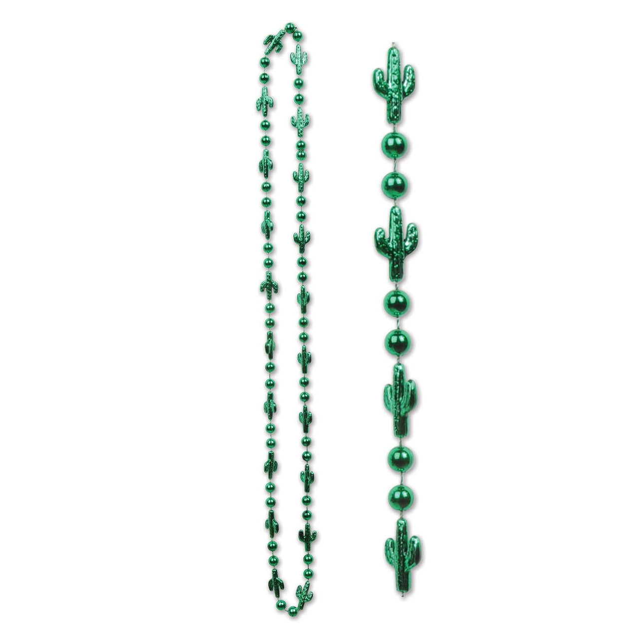 Cactus Bead Necklaces - Bulk 72 Pack