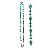 Cactus Bead Necklaces - Bulk 72 Pack
