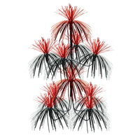 Firework Party Chandelier - black/red - Bulk 12 Pack