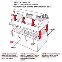 Bulk Pirate Party Treasure Chest Box (Case of 12) by Beistle