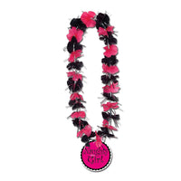 Bachelorette Party Lei with Naughty Girl Medallion - Bulk/12 Medallions