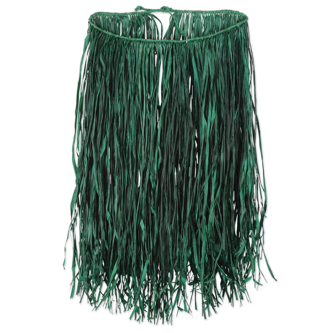 Luau Party Adult Raffia Hula Skirt - green - Bulk 12 Pack