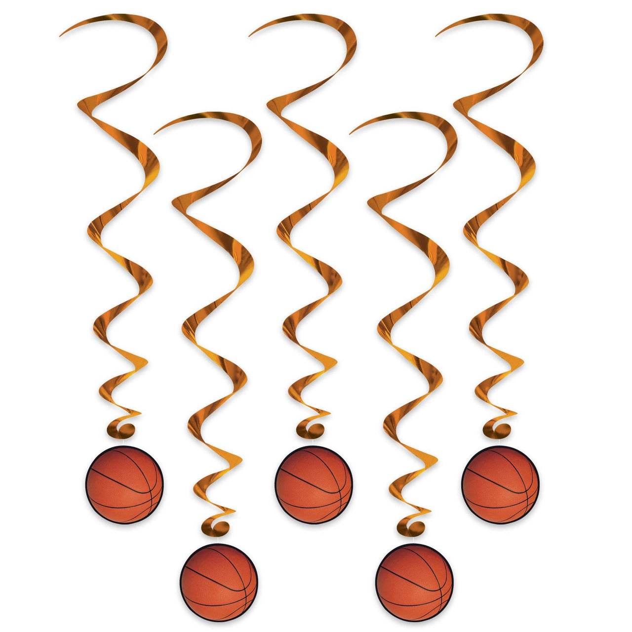 Basketball Party Whirls - Bulk/30 Whirls