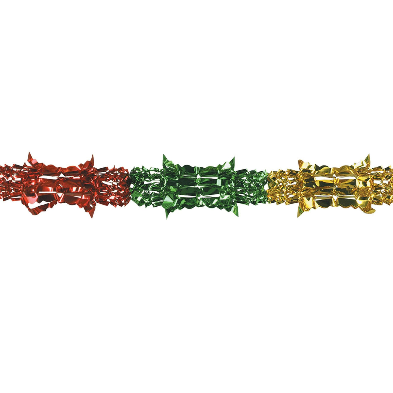 Metallic Party Garland - multi-color - Bulk 12 Pack