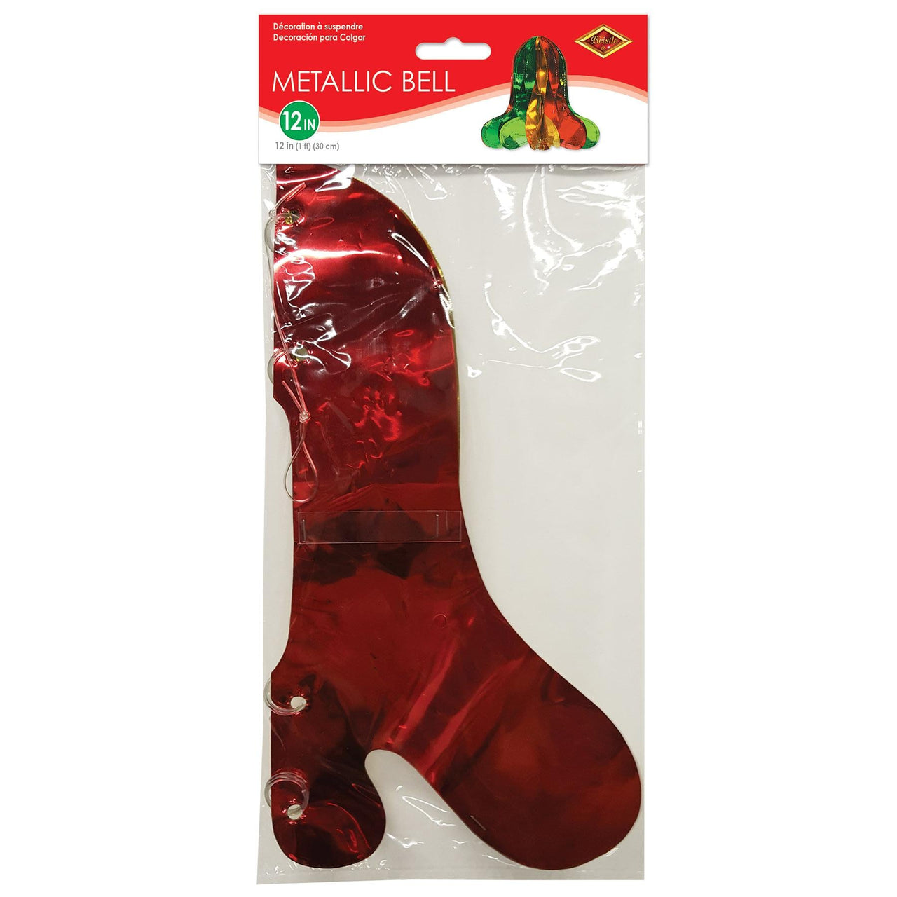 Christmas Metallic Bell - multi-color Decoration