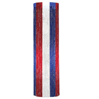 1-Ply Gleam 'N Party Column - red - white - blue - Bulk 6 Pack