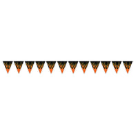 Flame Party Pennant Banner - Bulk 12 Pack