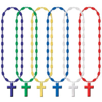Religious Bead Necklaces - Bulk 12 Pack