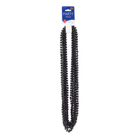 Party Bead Necklaces - Small Round - black