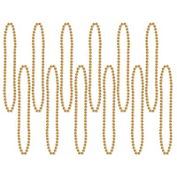 Party Bead Necklaces gold - Bulk 720 Pack