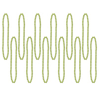 Party Bead Necklaces Light green - Bulk 720 Pack