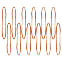 Party Bead Necklaces orange - Bulk 720 Pack