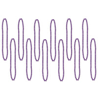 Party Bead Necklaces purple - Bulk 720 Pack