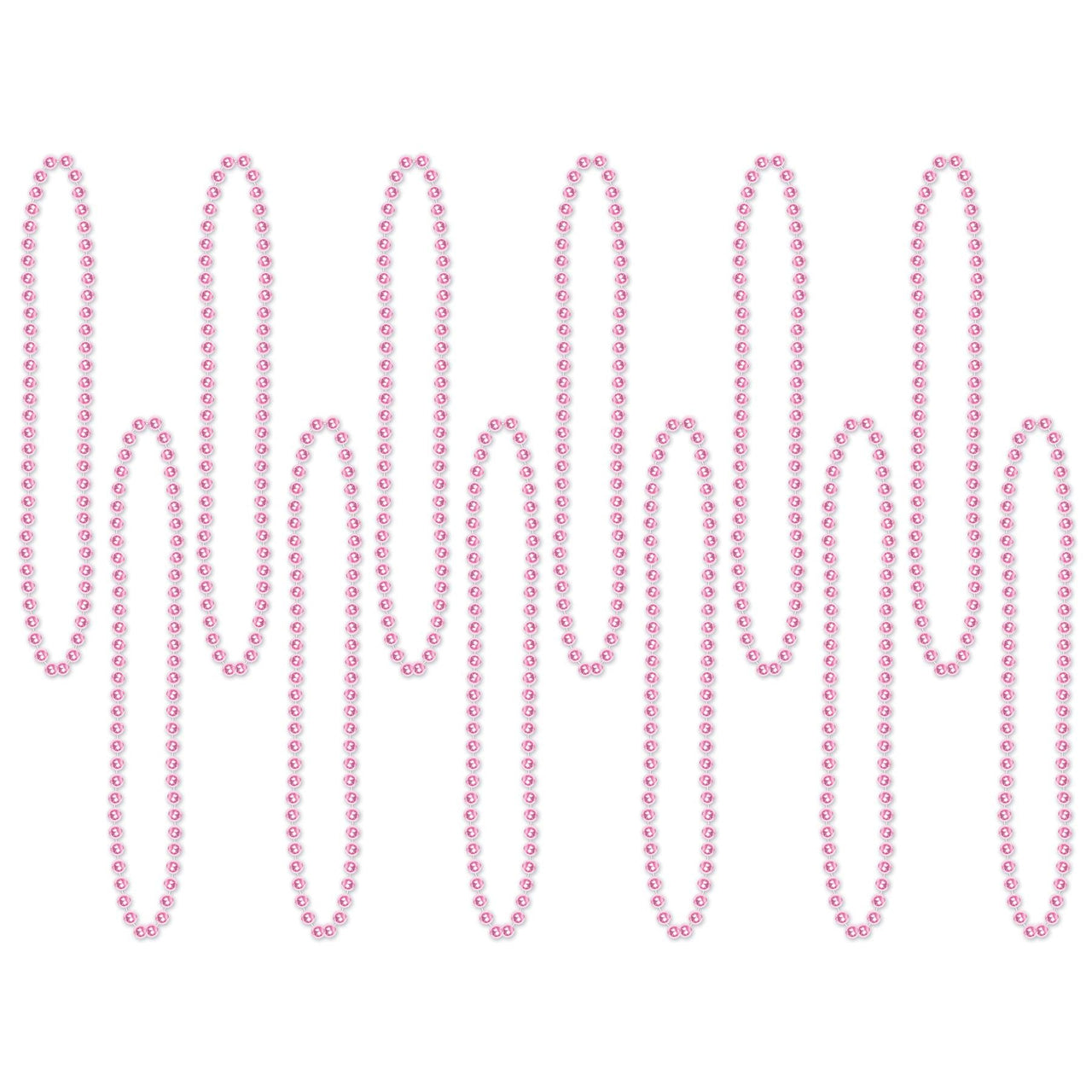 Party Bead Necklaces pink - Bulk 720 Pack