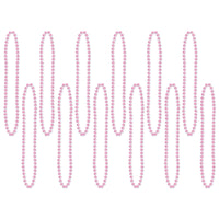 Party Bead Necklaces pink - Bulk 720 Pack