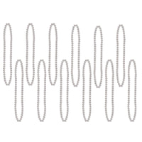 Party Bead Necklaces silver - Bulk 720 Pack