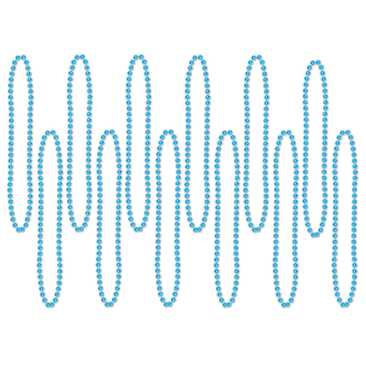 Party Bead Necklaces turquoise - Bulk 720 Pack