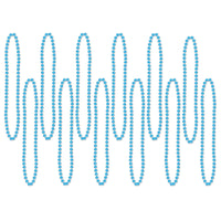 Party Bead Necklaces turquoise - Bulk 720 Pack