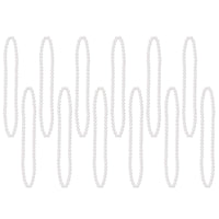 Party Bead Necklaces white - Bulk 720 Pack