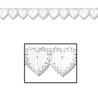 Lace Heart Garland - Bulk 12 Pack
