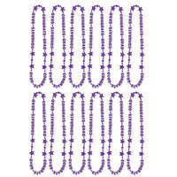 Congrats Grad Bead Necklaces - purple
