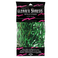 Party Gleam 'N Shreds Metallic Strands green (1.5 Oz per Pack) - Bulk/12 Packs