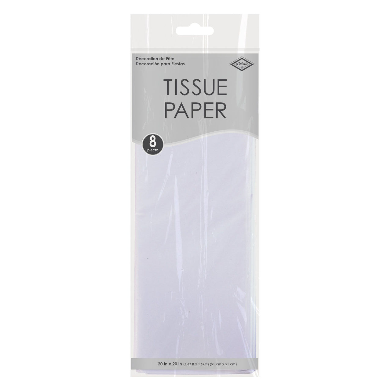 96 Pack Bulk White Tissue Paper Sheets 20x20 Inch